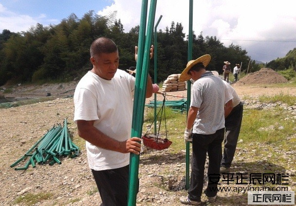 護欄網安裝步驟