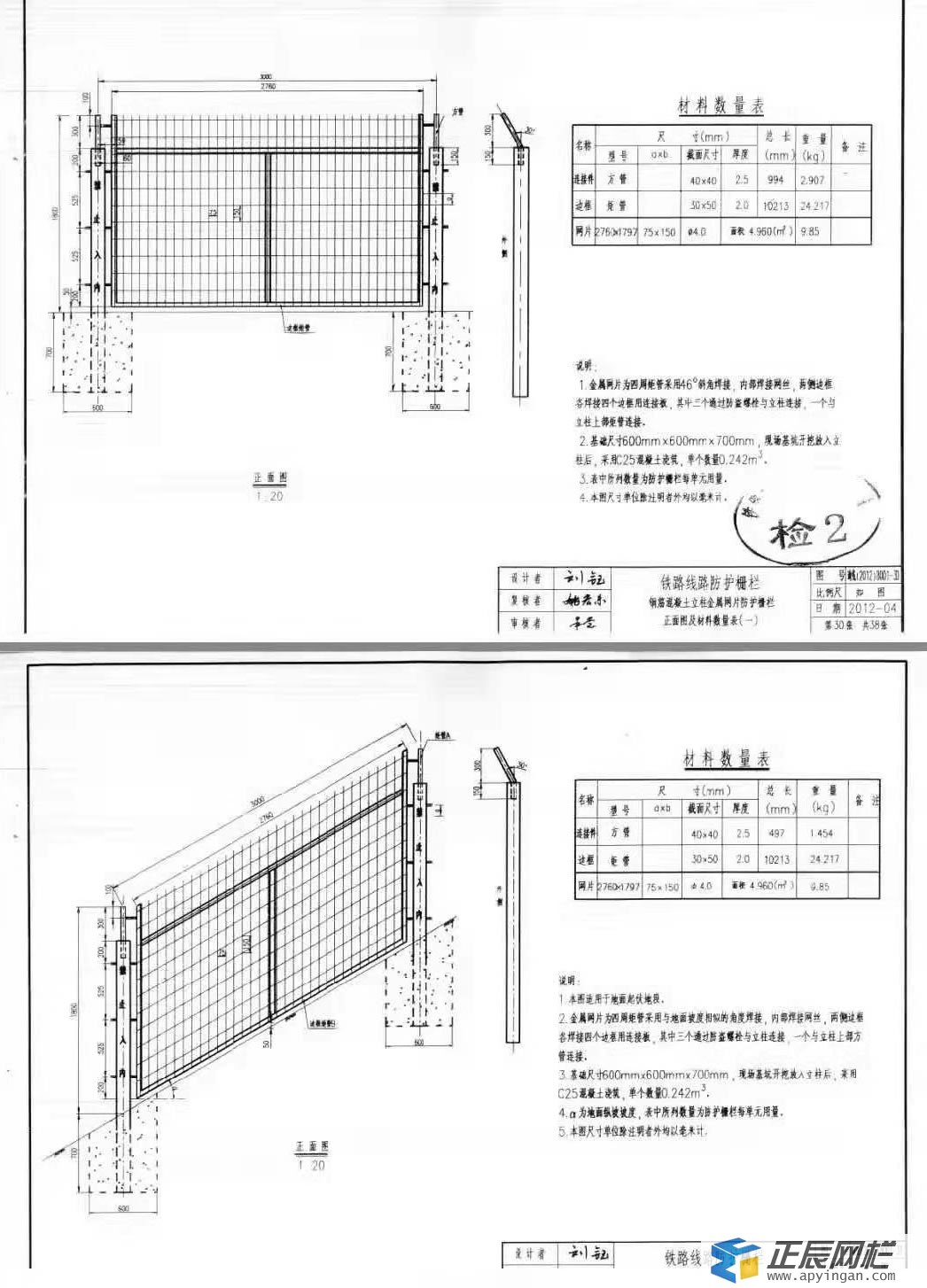 鐵路線路防護柵欄圖
