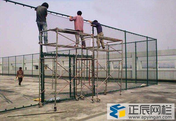 籃球場圍網施工圖