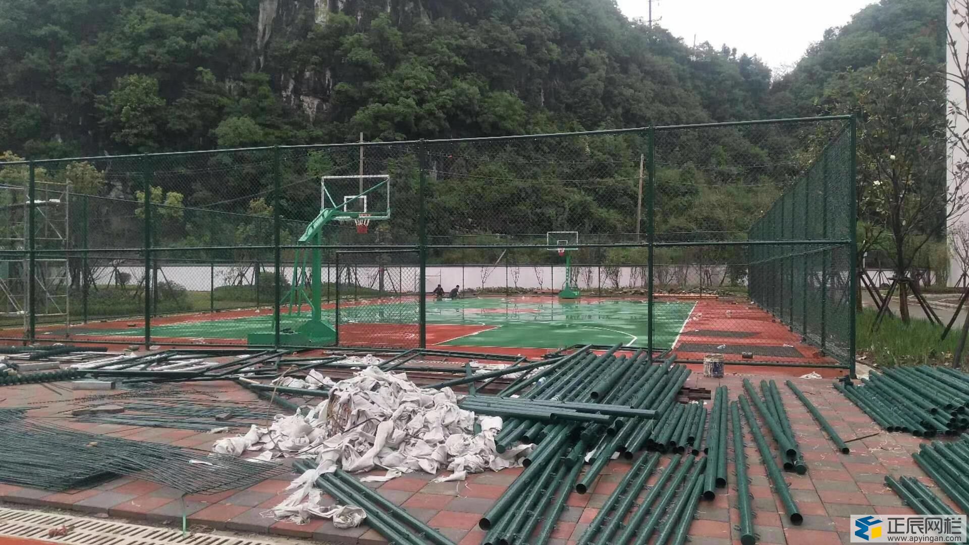 籃球場(chǎng)圍網(wǎng)安裝要求